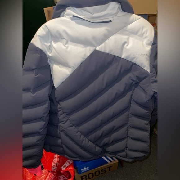 SPYDER BREAKOUT DOWN JACKET Women SIZE 14 No HOOD NWOT - Picture 6 of 13